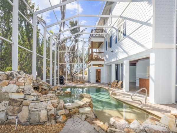 Captiva Island Beach Vacation Rental, Gulf View Home with Private Pool & Spa
